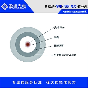 無(wú)縫管鋁包溫度感測(cè)光纜